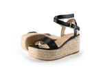 Mano sandalen in maat 38 Zwart | 10% korting, Kleding | Dames, Verzenden, Sandalen of Muiltjes, Zo goed als nieuw, Mano