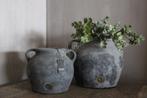 Brynxz grote kruik met 2 oren Stone 26 x 23 cm, Huis en Inrichting, Ophalen of Verzenden, Nieuw
