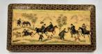 Doos - Verguld messing - Khatam Kari, Antiek en Kunst