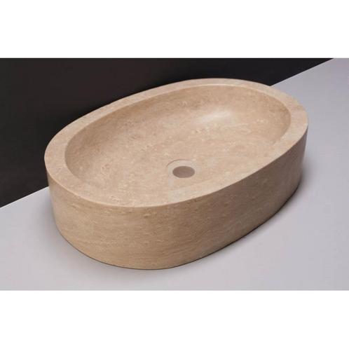 Fontein Forzalaqua Firenze Travertin Gezoet 50x35x12 cm, Doe-het-zelf en Verbouw, Sanitair, Overige typen, Nieuw, Ophalen of Verzenden