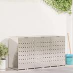 vidaXL Wieltjesbakopslag voor 3 bakken Zilver 340 x 77.5 x, Verzenden, Nieuw