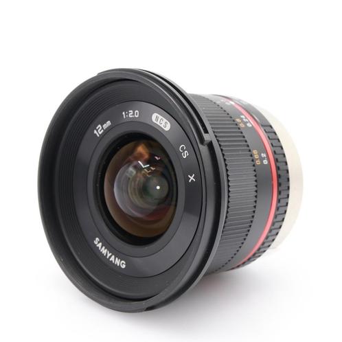 Samyang 12mm F/2 NCS CS Fuji X zwart | Tweedehands, Audio, Tv en Foto, Fotocamera's Digitaal, Gebruikt, Overige Merken, Verzenden