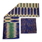 Afrikaanse stof - Two-Tone print Polycotton - 6 yard Combina, Ophalen of Verzenden, Nieuw