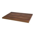 Bolero voorgeboord rechthoekig tafelblad Rustic Oak 1100x700, Zakelijke goederen, Horeca | Meubilair en Inrichting, Verzenden