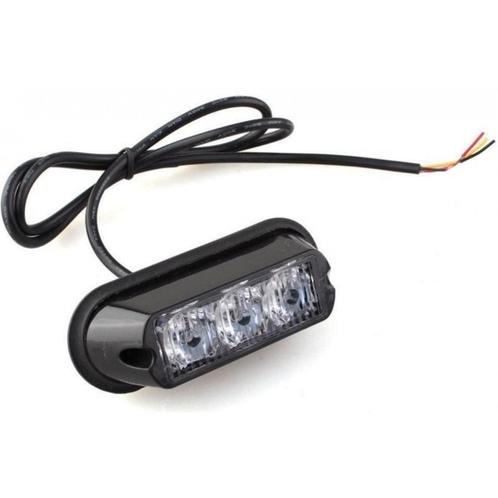 Bumper flitser wit - 3 LED - 9W - R10/R65, Auto diversen, Tuning en Styling, Ophalen of Verzenden