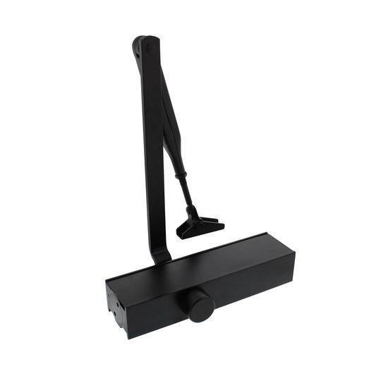 Deurdranger zwart met schaararm dr120, Doe-het-zelf en Verbouw, Hang- en Sluitwerk, Overige typen, Nieuw, Rvs, Ophalen of Verzenden