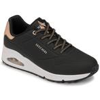 Skechers  UNO  Zwart Lage Sneakers, Verzenden, Nieuw