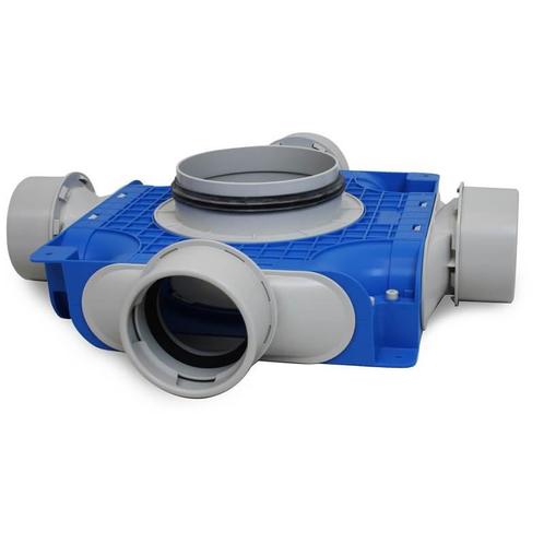 Vent-Axia Uniflexplus + instortverdeler 4x, Doe-het-zelf en Verbouw, Ventilatie en Afzuiging, Nieuw, Verzenden