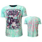 Black Sabbath World Tour 1978 Dip Dye T-Shirt - Officiële, Verzenden, Nieuw