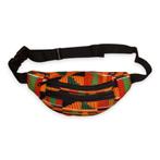 Afrikaanse print heuptasje / Fanny pack - Oranje Kente - Fes, Sieraden, Tassen en Uiterlijk, Tassen | Damestassen, Ophalen of Verzenden