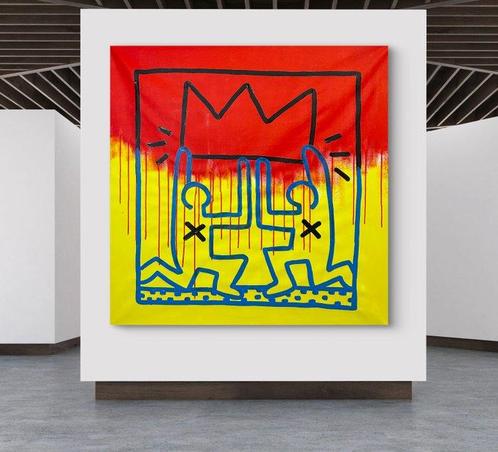 Freda People (1988-1990) - Super Rare Haring, Antiek en Kunst, Kunst | Schilderijen | Modern