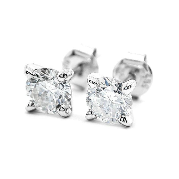 Zonder minimumprijs - Oorbellen - 14 karaat Witgoud -, Sieraden, Tassen en Uiterlijk, Oorbellen