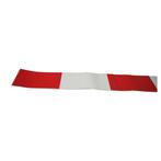 Novio Markeringstape breedte 92mm , lengte 1000mm rood / wit, Ophalen of Verzenden, Nieuw