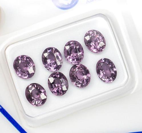 Zonder Minimumprijs - 8 pcs Spinel - 3.66 ct - Antwerp, Sieraden, Tassen en Uiterlijk, Edelstenen