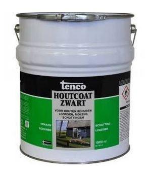 Tenco houtcoat zwart 10 liter, Doe-het-zelf en Verbouw, Verf, Beits en Lak, Nieuw, Verzenden