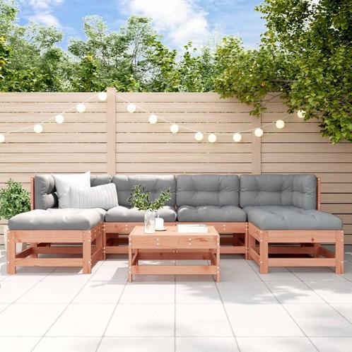 vidaXL 7-delige Loungeset massief douglashout, Tuin en Terras, Tuinsets en Loungesets, Loungeset, Nieuw, 7 zitplaatsen, Verzenden