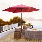 TRUUSK Parasol Met Zwengel- En Kantelfunctie, Metaal+polyest, Tuin en Terras, Verzenden, Nieuw