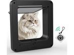 Cellavi Kattenluik - Microchip - 4 Toegangsstanden - Zwart -, Huis en Inrichting, Woonaccessoires | Overige, Verzenden, Zo goed als nieuw