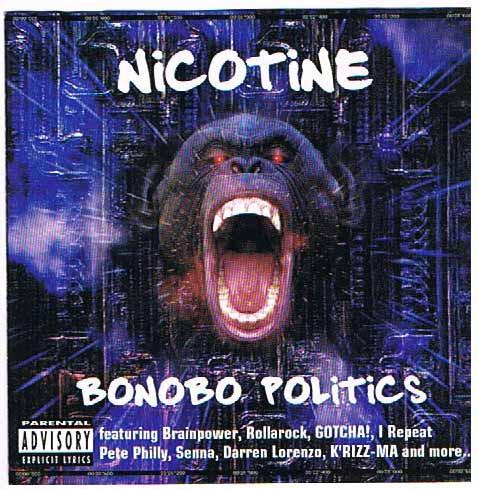 cd - Nicotine  - Bonobo Politics, Cd's en Dvd's, Cd's | Overige Cd's, Zo goed als nieuw, Verzenden