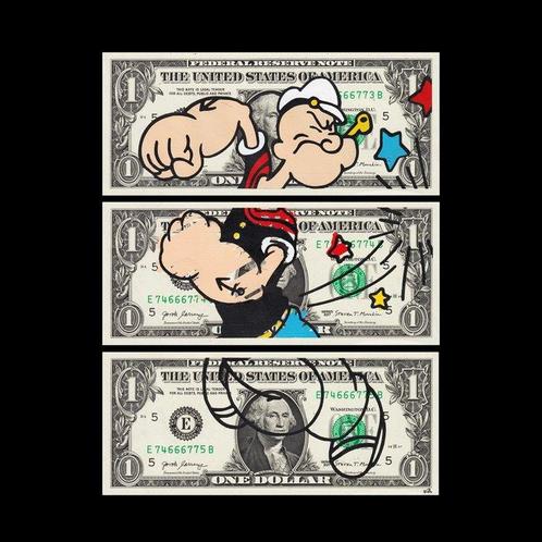 Kash Art by Kastellan - Popeye 3Style, Antiek en Kunst, Kunst | Schilderijen | Modern