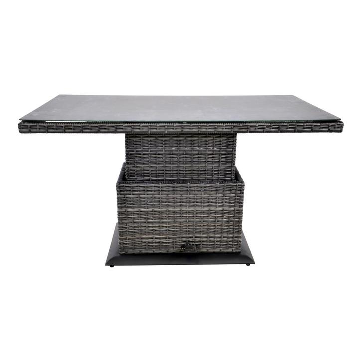 Loungetafel verstelbaar Soho Forte 130x75 cm - antraciet, Huis en Inrichting, Stoelen, Zwart, Nieuw, Ophalen of Verzenden