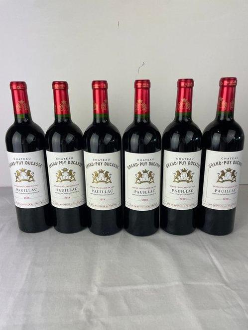 2018 Château Grand-Puy Ducasse - Bordeaux, Pauillac 5ème, Verzamelen, Wijnen