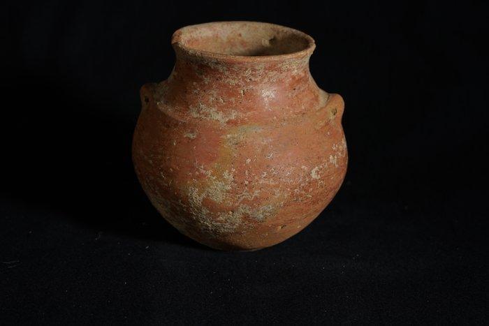 Trans-Jordanië Aardewerk vessel, 14 x 13 cm, Verzamelen, Mineralen en Fossielen
