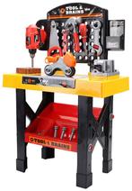 Werkbank kind - speelgoed gereedschap - 39-delig - 49x26x..., Ophalen of Verzenden, Nieuw