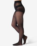 HEMA Fashion netpanty visgraat zwart, Kleding | Dames, Verzenden, Nieuw, Zwart