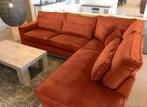 Oudenbosch Loungebank - hoekbanken - Cognac, Nieuw, 150 cm of meer, Stof, 250 tot 300 cm