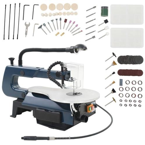 vidaXL Figuurzaagmachineset 125 W 252 mm 108-delig, Doe-het-zelf en Verbouw, Gereedschap | Handgereedschap, Nieuw, Verzenden