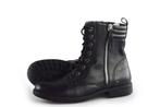 Hush Puppies Veterboots in maat 37 Zwart | 10% extra korting, Verzenden, Zwart, Overige typen, Zo goed als nieuw