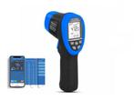Infrarood thermometer -50 +800°C BLUETOOTH/APP  HP-985C-APP, Doe-het-zelf en Verbouw, Ophalen of Verzenden, Nieuw, Temperatuur