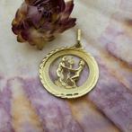 Gouden sterrenbeeld hanger; Tweelingen (Hanger of bedel), Ophalen of Verzenden, Gebruikt, Goud, Overige merken