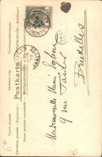 Fantasie, Hond - Honden - Ansichtkaart (80) - 1900-1960, Gelopen