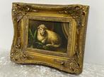 TSL - Liggend Schaap in Barok Lijstje, Antiek en Kunst, Curiosa en Brocante