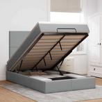 vidaXL Ottoman bed met matras en LEDs 120x190 cm stof, Verzenden, Nieuw, 190 cm of minder, Twijfelaar