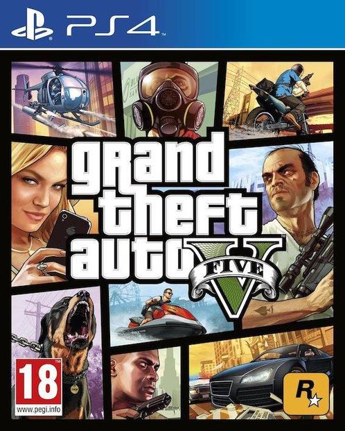 Grand Theft Auto V (GTA 5) (PS4 Games) (Playstation 4), Spelcomputers en Games, Games | Sony PlayStation 4, Zo goed als nieuw