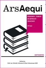 9789493333260 Ars Aequi Wetseditie - Personen-, familie- ..., Boeken, Verzenden, Zo goed als nieuw
