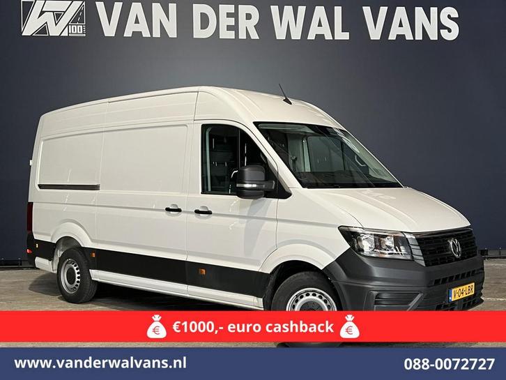 Volkswagen Crafter | 2.0 TDI 141pk L3H3 (L2H2) Euro6 Airco |, Auto's, Bestelauto's, Dealer onderhouden, Te koop, Handgeschakeld