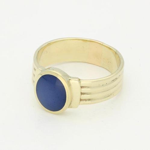 Ring - 14 karaat Geel goud - Stersaffier, Sieraden, Tassen en Uiterlijk, Ringen