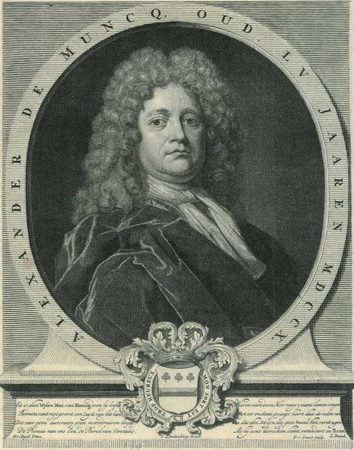 Portrait of Alexander de Muncq, Antiek en Kunst, Kunst | Etsen en Gravures