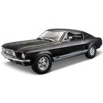 Modelauto Ford Mustang zwart 1967 1:18 - Modelauto, Verzenden, Nieuw