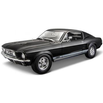 Modelauto Ford Mustang zwart 1967 1:18 - Modelauto beschikbaar voor biedingen