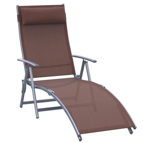 TRUUSK Ligstoel, Strandligstoel, Tuinligstoel, Opvouwbare Li, Tuin en Terras, Ligbedden, Nieuw, Verzenden