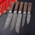 Keukenmes - Chefs knife - Gevouwen staal, Pakka hout -