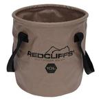 Emmer | Redcliffs | 10 liter (Opvouwbaar, Bruin, Kunststof), Verzenden