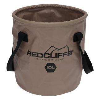 Emmer | Redcliffs | 10 liter (Opvouwbaar, Bruin, Kunststof), Huis en Inrichting, Schoonmaakartikelen, Verzenden
