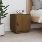 vidaXL Nachtkastje 40x34x45 cm massief grenenhout, Huis en Inrichting, Slaapkamer | Nachtkastjes, Minder dan 45 cm, Verzenden