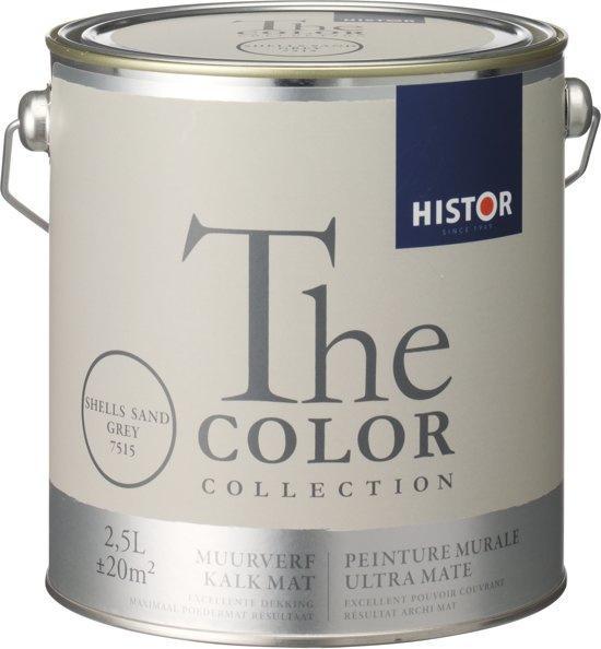 Histor The Color Collection Muurverf - 7,5 Liter - Shells Sa, Doe-het-zelf en Verbouw, Verf, Beits en Lak, Nieuw, Verzenden